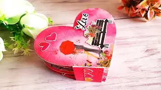 Valentine's Day Special | Mini Scrapbook for Boyfriend | Scrapbook for Valentine's Day | Tutorial