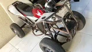 Finalizando os pára-lama do quadriciclo da 150 Sport