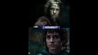 Bilbo baggings vs Frodo baggings #thelordoftherings #thehobbit #viral #shorts #whoisstrongest