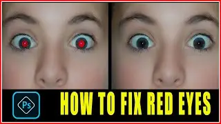 How To Remove Red Eyes In Photoshop | How To Use Red Eye Tool In Photoshop | Bangla Tutorial