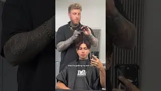 haircut by a professional barber😳✂️