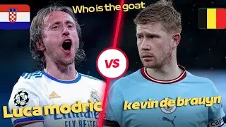 luca Modric vs kevin de Bruyne - who is the better player? 🤔 FOOTBALL COMPARISON