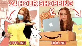 24 HOUR BEDROOM SHOPPING CHALLENGE *Big Autumn Shopping Haul 2020 | Sis Vs Sis | Ruby and Raylee