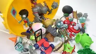 Very Big Box Of New PVZ2 Toys with Many Zombies & A Giant Knight Zombie