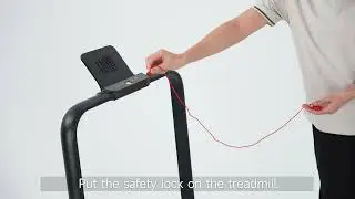 4. How to install a safety lock on a treadmill? RHYTHM FUN After-sales Q&As. #rhythmfun #fitness