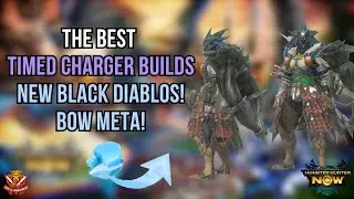 ЛУЧШИЕ СБОРКИ С УДОВОЛЬСТВИЕМ! НОВЫЙ МЕТА-ЛУК Чёрного Диаблоса! l Monster Hunter Now