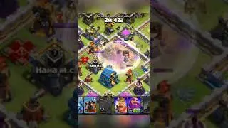 Wizard Blimp th12 attack strategy | clash of clan 2023 #shorts #coc