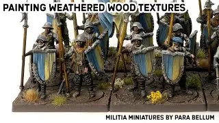 How To Quickly Paint Weathered Wood Textures on Flat Surfaces with Only Three Colors!