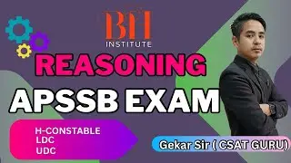 APSSB REASONING ABILITY 34