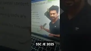 SSC JE 2025  best civil engineering teacher #civilengineering #sscje #ssc2025 #upsc #upscmotivation