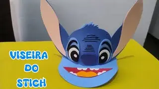 Como fazer uma viseira do Stitch.