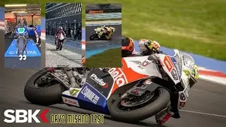 Stefano manzi first with yzf r1! 2025 Day2 misano superbike test mid season