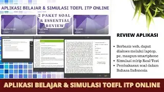 Aplikasi Belajar & Simulasi TOEFL ITP Online Berbasis Web