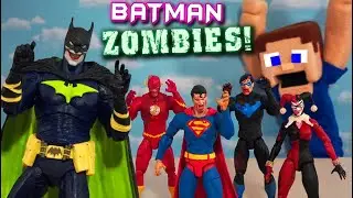 ZOMBIE Batman & Superman, Flash DC Comics Figures ATTACK!! DC Direct Toys
