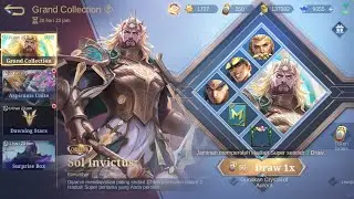 DRAW SKIN COLLECTOR MINSITTHAR SOL INVICTUS - TIPS DRAW HEMAT EVENT GRAND COLLECTION MINSITTHAR MLBB