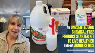 UNSCENTED chemical-free product STARTER KIT live healthier, address MCS (Multi chemical sensitivity)