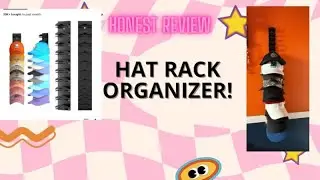 Hat Rack for Wall that Hold up to 20 Hats...Is it Worth it? Watch this First! #ad #amazoninfluencer