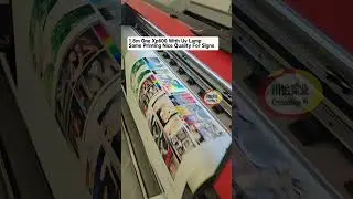 Одноканальный принтер XP600 длиной 1,8 м с УФ-лампой обеспечивает высокое качество печати.