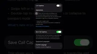 How to activate iphone live call captions ￼| iphone new update ios 26 2025 #iphone #ios26