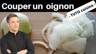 Comment &eacute;plucher et couper un OIGNON ?