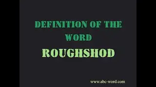 Definition of the word 