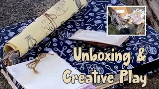 Your Creative Studio Unboxing & Ephemera Make - Sewing Tissue Scroll, Envelope & Notepad