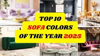 10 trending Sofa Colours for Your Living Room 2025 / Sofa colour combination / Interior Design