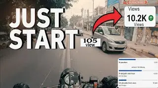 Just Start YouTube | 30 Views se 10K Views Tak | Moto Vlog Reality