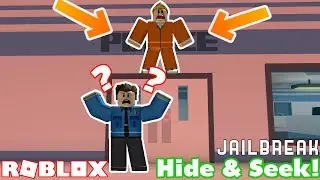 JAILBREAK HIDE AND SEEK CHALLENGE!! *Funny* Jailbreak hiding places and police chases! Roblox NubNeb