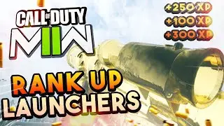 HOW TO RANK UP LAUNCHERS EXTREMELY FAST - RANK UP and UNLOCK GOLD CAMO LAUNCHERS in MWII
