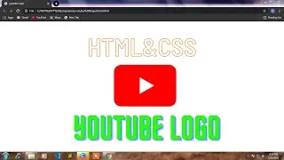 How to make youtube logo using HYML&CSS | project in css