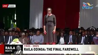 Rosemary Odinga's tribute to her father, Raila in Bondo