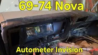 Autometer Invision Dash in a 69-74 Nova! 