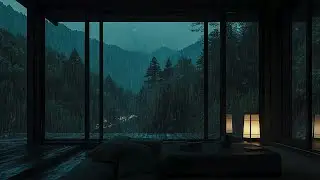 Peaceful Rainfall Through a Quiet Garden 🌧| Ambient Bedroom Sounds for Restful Sleep