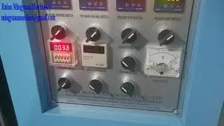 Gear Box Paper Cup Machine with ultrasonic heater system on testing