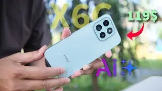 Honor X6C ទូរស័ព្ទ 119$ ដែលតាន់ធន់ IP64 មាន AI ម៉ាឆ្ងាញ់