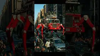 Future Fire Truck Walks OVER Traffic 🚒🤯