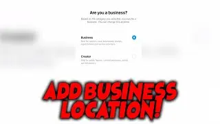 How to Add Business Location on Instagram (2025)