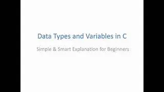 Data Types and Variables in C | C Programming for Beginners | #shorts