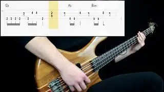 Dance Gavin Dance - Summertime Gladness (Bass Cover) (Play Along Tabs In Video)