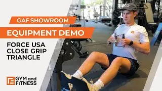 Close Grip Triangle - Seated Row Demonstration