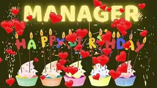 MANAGER Happy Birthday song | Happy Birthday Manager | Happy Birthday to You