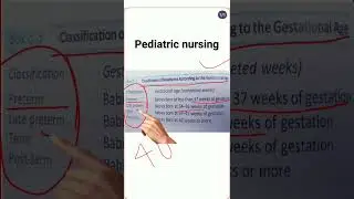 #Short || Preterm baby|| Term baby || Late Preterm Baby|| Post term baby || #Nursing #pediatric
