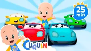 Colored animal cars | Educational Cuquin