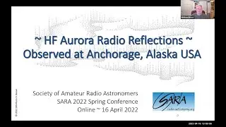 Whitham Reeve - HF Aurora Reflections Observed at Anchorage, Alaska USA