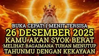 JIWA TERPILIH ✨ 26 DESEMBER 2025 KAMU AKAN SYOK BERAT, TUHAN MENUTUP TAHUNMU DENGAN KEKAYAAN!
