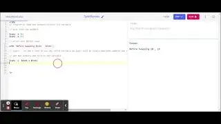 Swap two numbers without using third variable