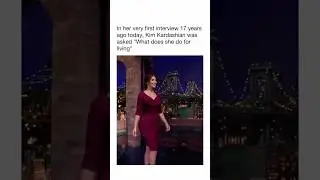 Kim kardashian first interview new viral video #viralvideo #kimkardashian #viralshort #trending