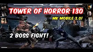 MK Mobile Tower of Horror Battle 130 BOSS FIGHT Gameplay! Mortal Kombat 3.0 Update!