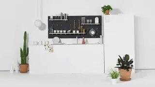 DIY Pegboard Shelf